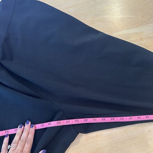 Talbots Pants Womens 24W Black Ponte Skinny Pull‎ On Mid Rise Stretch Straight - Picture 12 of 12